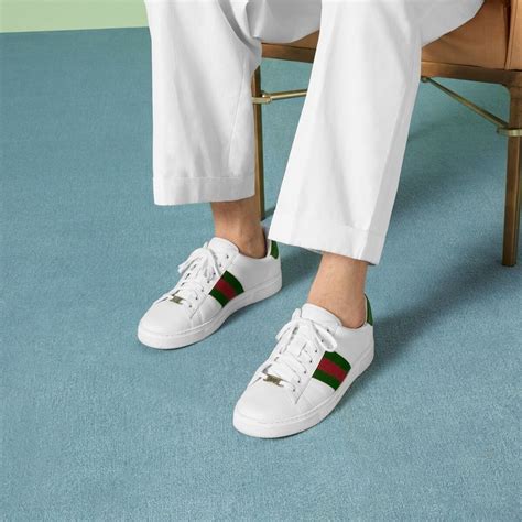 gucci ace on feet gucci|Gucci ace shoes customer service.